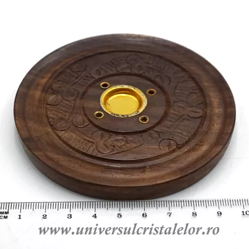 Suport ardere pentru betisoare si conuri parfumate - rotund m4