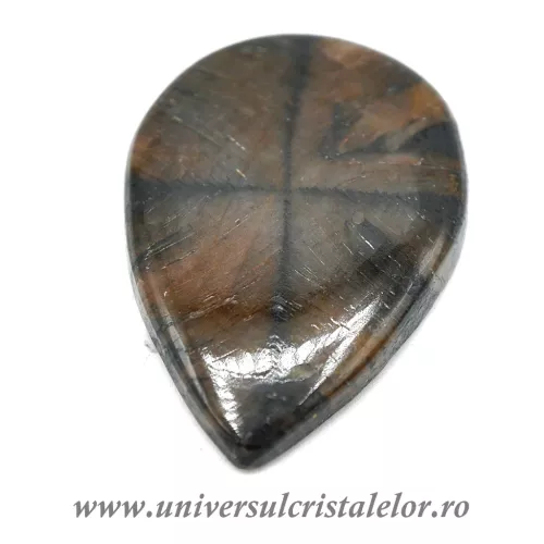 Cabochon chiastolit