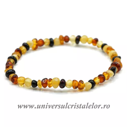 Bratara chihlimbar multicolor m1