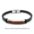 Bratara chihlimbar cu piele naturala