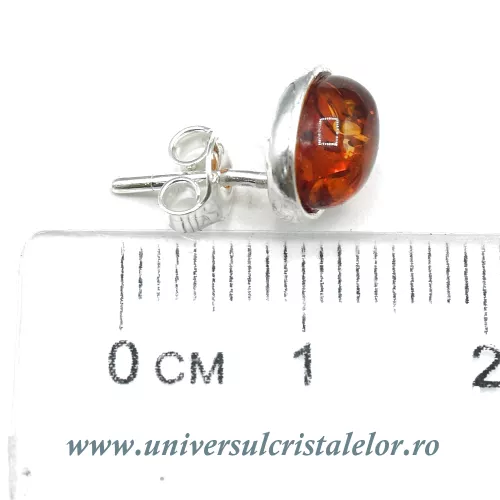 Cercei chihlimbar oval tip surub (studs) Cercei chihlimbar oval tip surub (studs)
