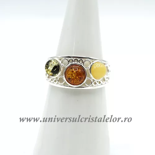 Inel chihlimbar 3 culori