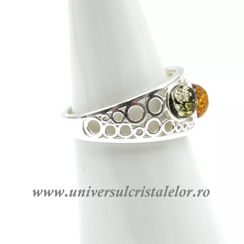 Inel chihlimbar 3 culori