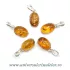 Pandantiv chihlimbar oval 8/12 mm