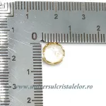 Citrin fatetat rotund 8 mm Citrin fatetat rotund 8 mm