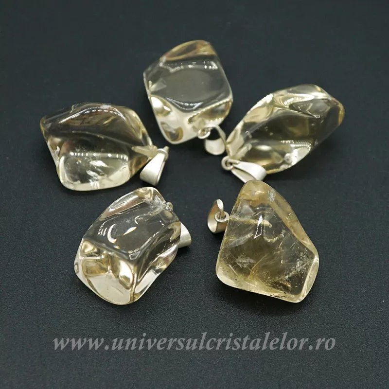 Pandantiv citrin natural