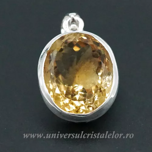 Pandantiv citrin natural