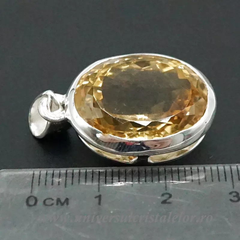 Pandantiv citrin natural