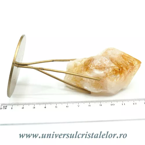 Varf citrin pe suport metal Varf citrin pe suport metal