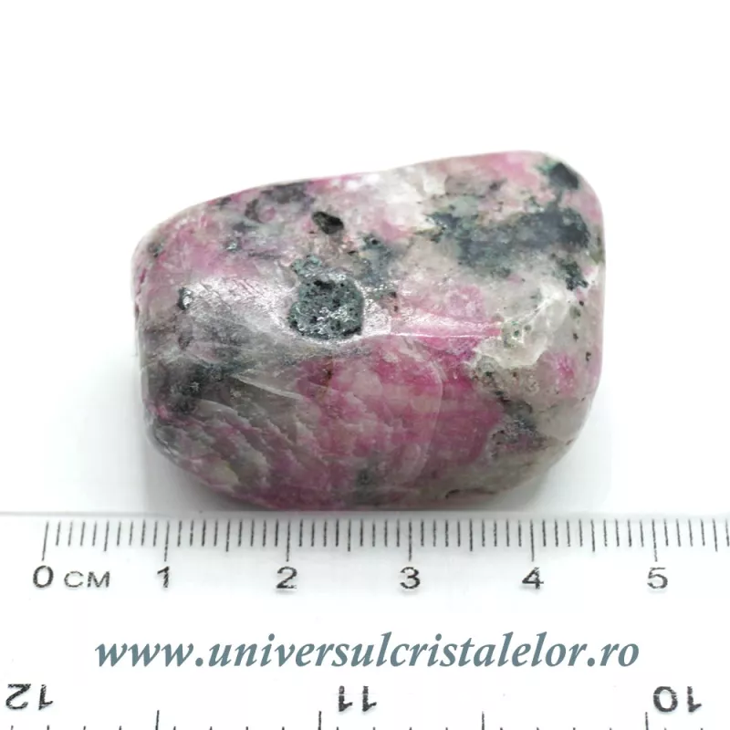 Piatra rulata cobalto-calcit Piatra rulata cobalto-calcit