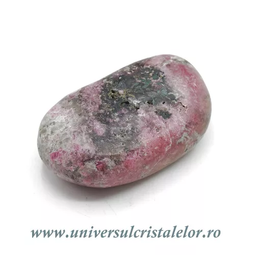 Piatra rulata cobalto-calcit Piatra rulata cobalto-calcit