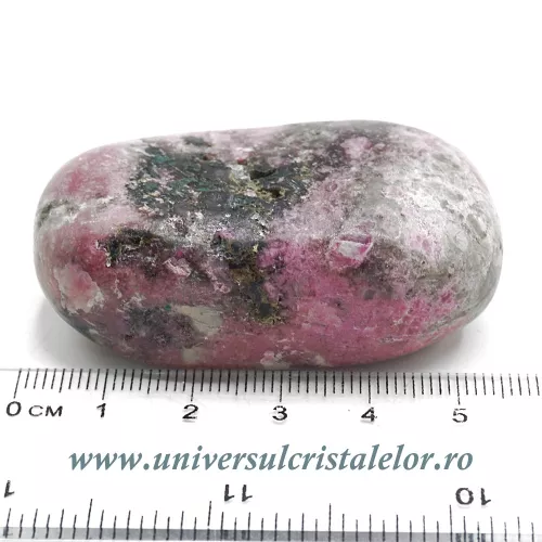 Piatra rulata cobalto-calcit Piatra rulata cobalto-calcit