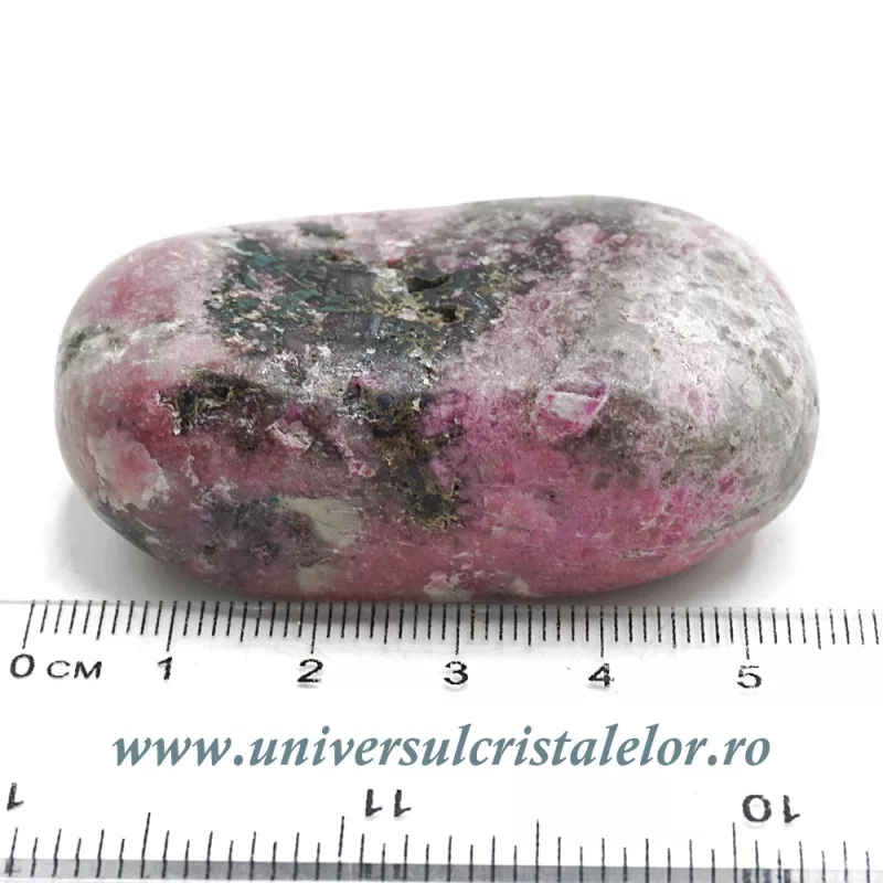 Piatra rulata cobalto-calcit Piatra rulata cobalto-calcit