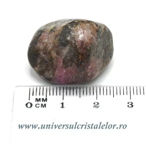 Cobalto-calcit piatra rulata Cobalto-calcit piatra rulata