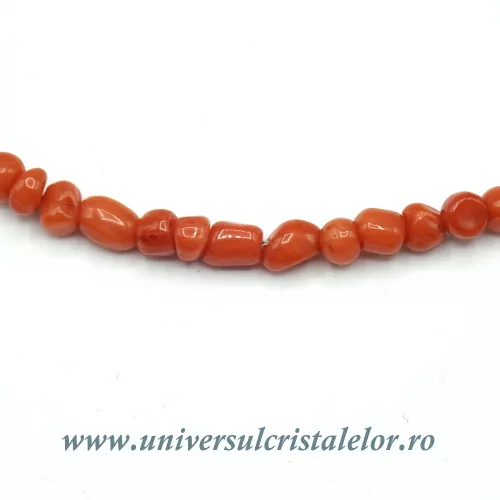 Colier coral rosu Colier coral rosu