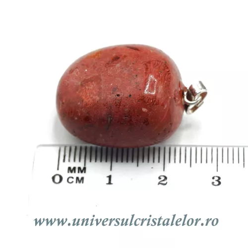 Pandantiv coral rosu (spongios)