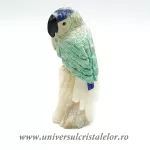 Figurina turcoaz papagal m1