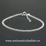 Bratara cristal de stanca rotund fatetat - 2,4mm Bratara cristal de stanca rotund fatetat - 2,4mm