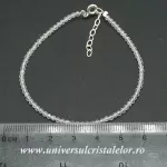 Bratara cristal de stanca rotund fatetat - 2,4mm Bratara cristal de stanca rotund fatetat - 2,4mm