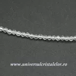 Colier cristal de stanca rotund fatetat - 2.4 mm Colier cristal de stanca rotund fatetat - 2.4 mm