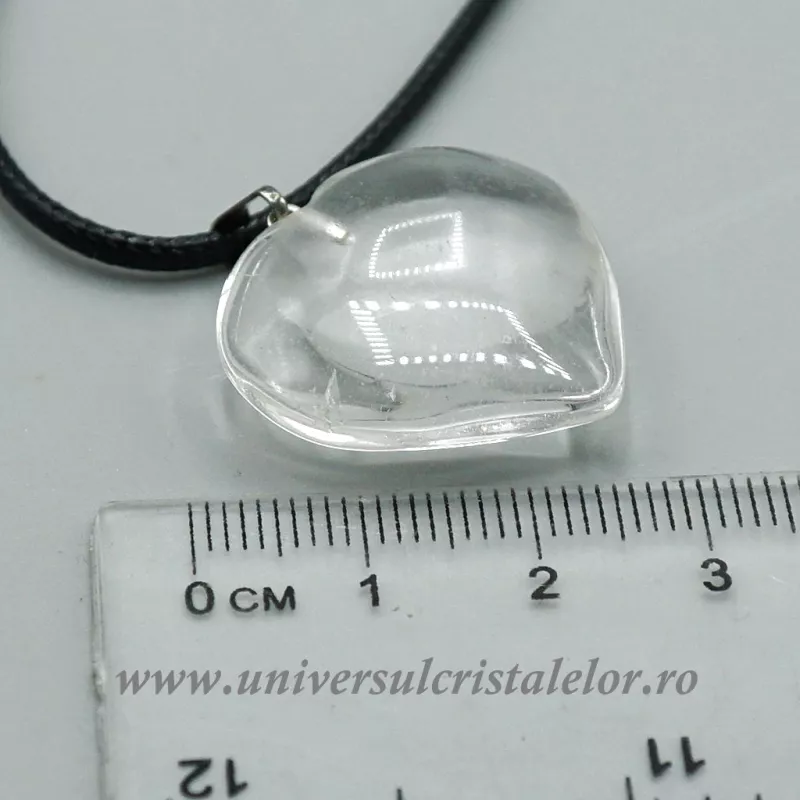 Set cristal de stanca bratara si pandantiv cu snur si cutie Set cristal de stanca bratara si pandantiv cu snur si cutie