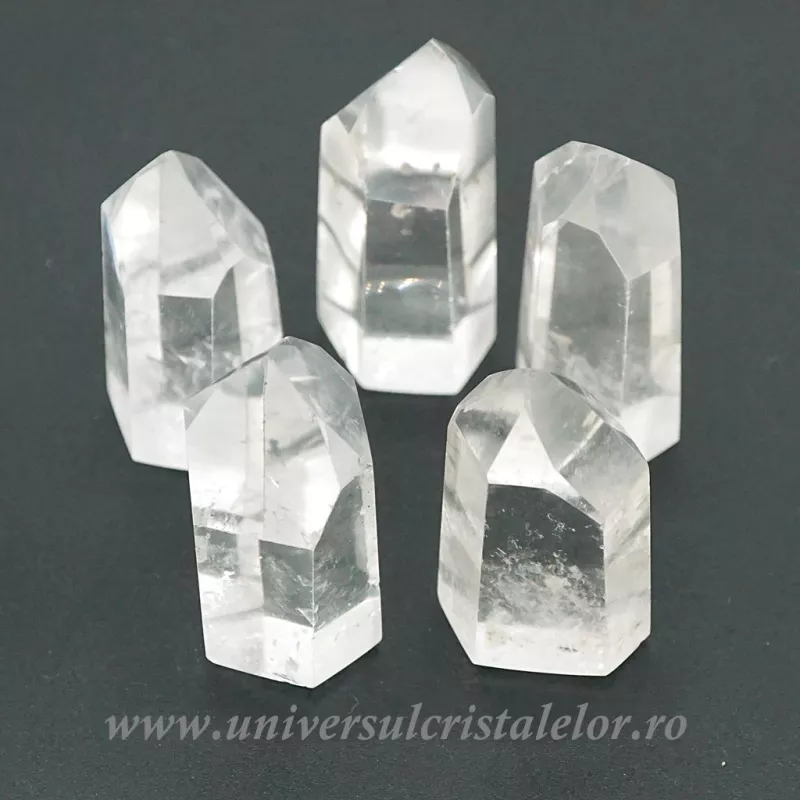 Cristal de stanca varf cu baza slefuit