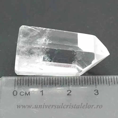 Cristal de stanca varf cu baza slefuit