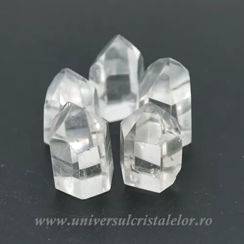 Cristal de stanca varf cu baza slefuit