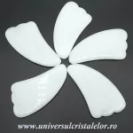 Piatra Gua Sha cuart alb laptos Piatra Gua Sha cuart alb laptos