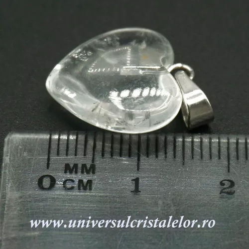 Pandantiv cristal de stanca inimioara Pandantiv cristal de stanca inimioara