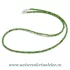 Colier cromdiopsid rotund fatetat - 2,5 mm