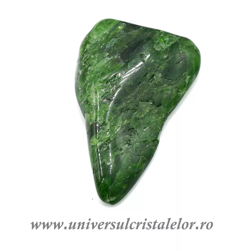 Cromdiopsid piatra rulata Cromdiopsid piatra rulata