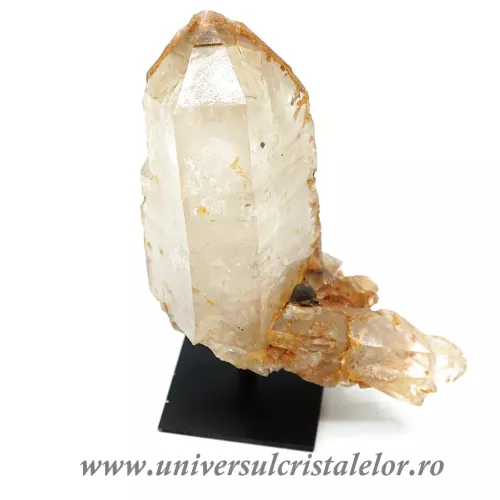 Cuart lemurian pe suport de metal Cuart lemurian pe suport de metal