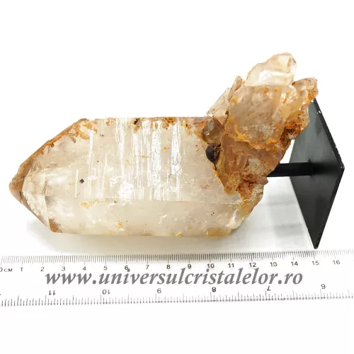 Cuart lemurian pe suport de metal Cuart lemurian pe suport de metal