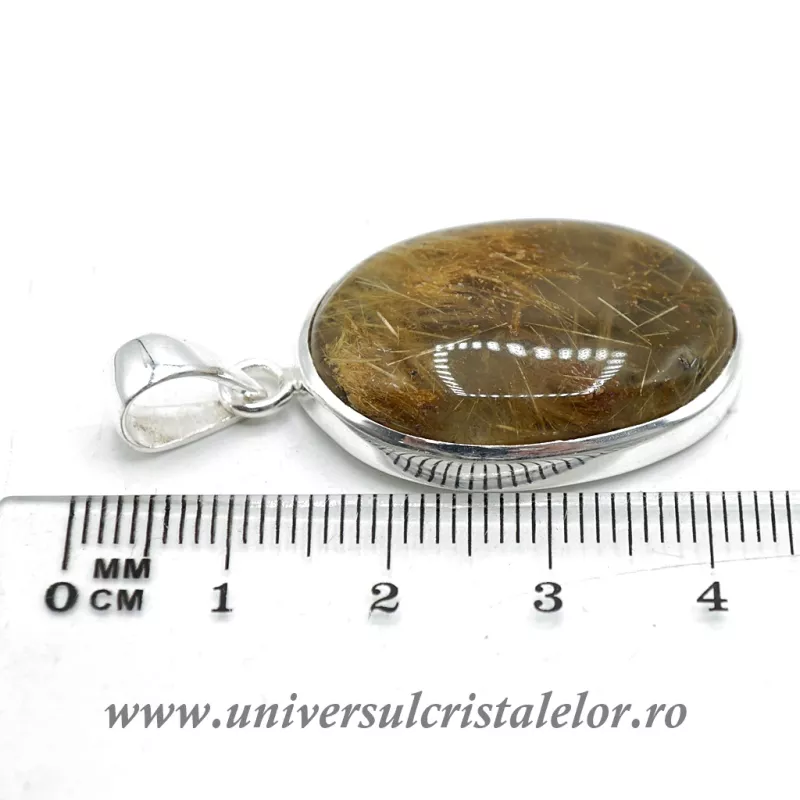 Pandantiv cuart rutilat