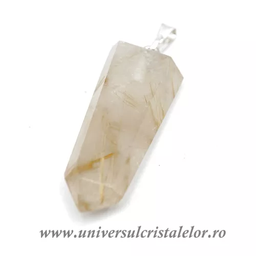 Pandantiv cuart rutilat m1