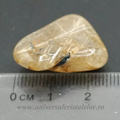 Cuart rutilat piatra rulata