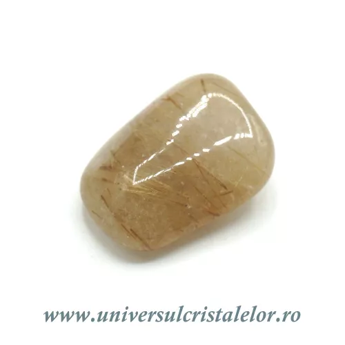 Cuart rutilat piatra rulata Cuart rutilat piatra rulata