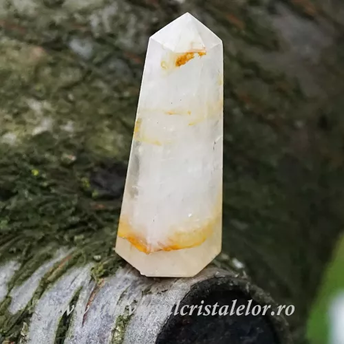 Obelisc cuart cu limonit