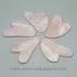 Piatra Gua Sha cuart roz