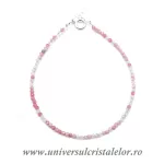 Bratara cuart roz ( Sakura ) 2 mm