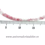 Bratara cuart roz ( Sakura ) 2 mm