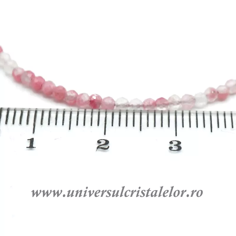 Bratara cuart roz ( Sakura ) 2 mm