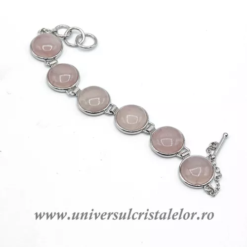 Bratara cuart roz m10