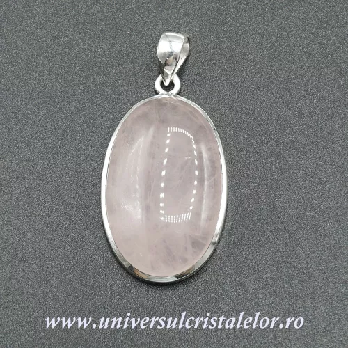 Pandantiv cuart roz Pandantiv cuart roz