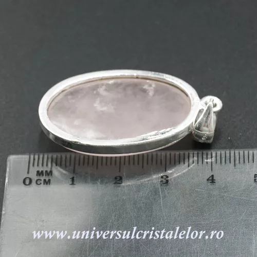 Pandantiv cuart roz Pandantiv cuart roz