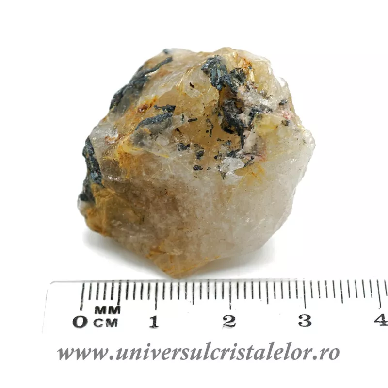 Cuart rutilat cu hematit