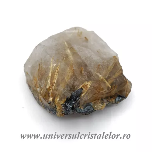 Cuart rutilat cu hematit