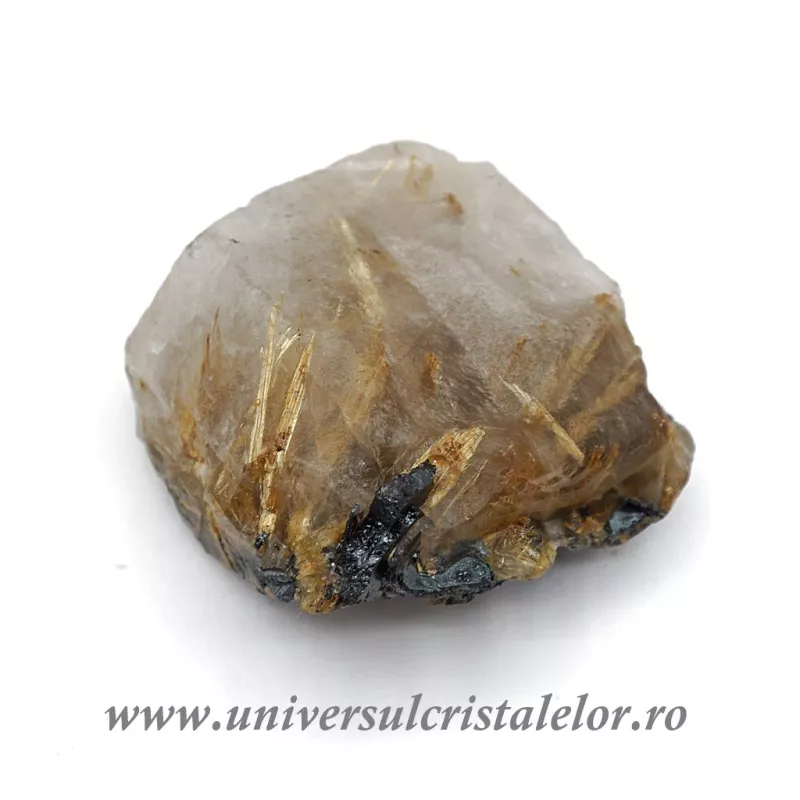 Cuart rutilat cu hematit