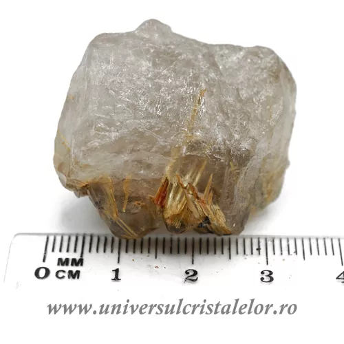 Cuart rutilat cu hematit